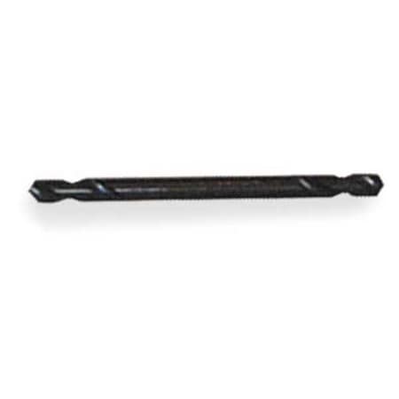 Double End Drill 1/4 HSS Black Oxide Type 2UFF7 by USA Westward Double End Drill Bits