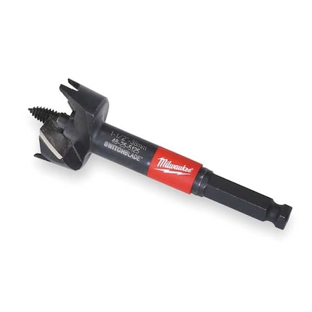 Self Feed Drill Bit 1 1/2in dia 7/16 Hex by USA Milwaukee Wood Drilling Bits
