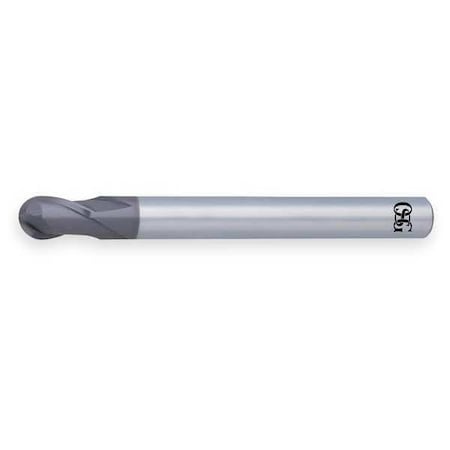 End Mill Carbide WXS 4.0mm 2 FL Ball End by USA OSG Carbide End Mills