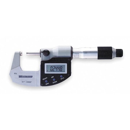 Electronic Digital Micrometer 1 In Type 2YMZ8 by USA Westward Micrometers