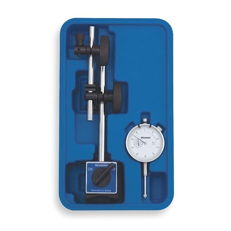 Magnetic Base Indicator Set 0.001 In by USA Westward Precision Measuring Dial Indicators