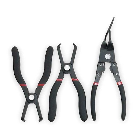 Push Pin Plier Set Ergonomic 3 Pcs. by USA Gearwrench Solid Joint Pliers
