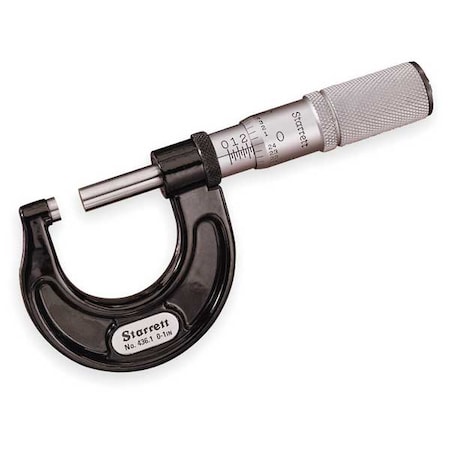 Outside Micrometer w/SLC 1 In Friction by USA Starrett Micrometers