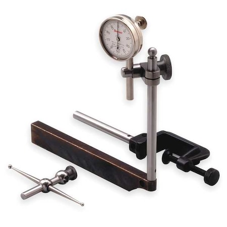 Dial Test Indicator Vert 0 to 0.200 In Type 196A1Z by USA Starrett Precision Measuring Dial Indicators
