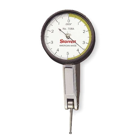 Dial Test Indicator Hori 0 to 0.010 In by USA Starrett Precision Measuring Dial Indicators