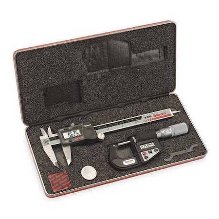 Precision Tool Set w/o Output 2 Pc by USA Starrett Precision Measuring Tool Kits