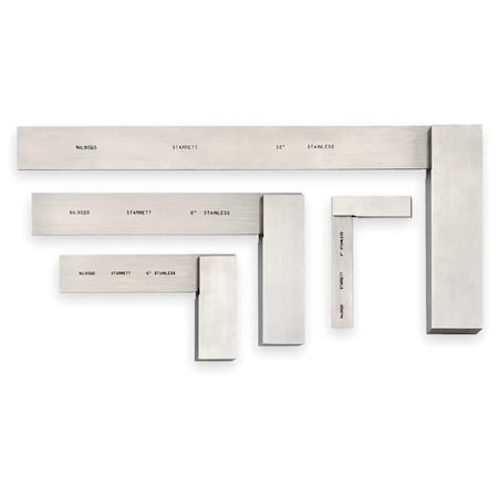 Precision Steel Square Set 4 Pc by USA Starrett Precision Steel Squares