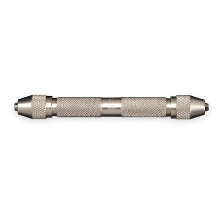 Double End Pin Vise 0 0.125 In Nickel by USA Starrett Inspection & Retrieving Pin Vises
