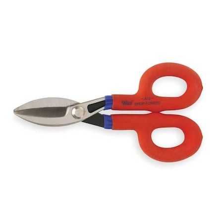 Tinners Snips Straight 7 In Type A13N by USA Wiss Metal Cutting Snips & Sheet Metal Tools
