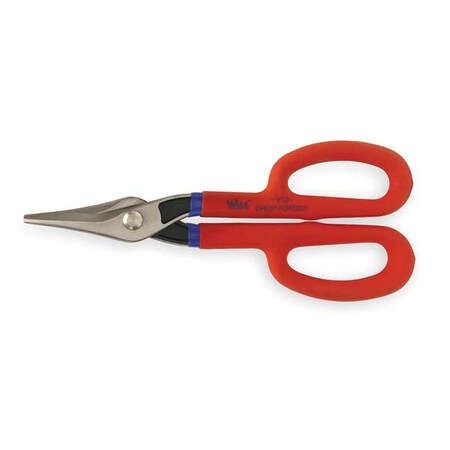Duckbill Snips Straight 10 1/4 In by USA Wiss Metal Cutting Snips & Sheet Metal Tools