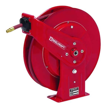 Hose Reel 3/4" 25 ft 50 psi by USA Reelcraft Pneumatic Spring Return Hose Reels
