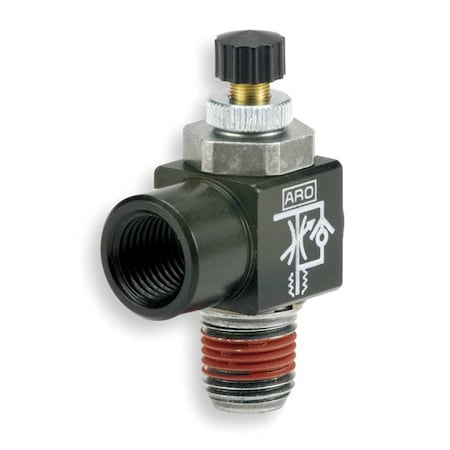 Cylder Port Flow Control 1/8 MNPT xFNPT by USA ARO Pneumatic Flow Control Valves
