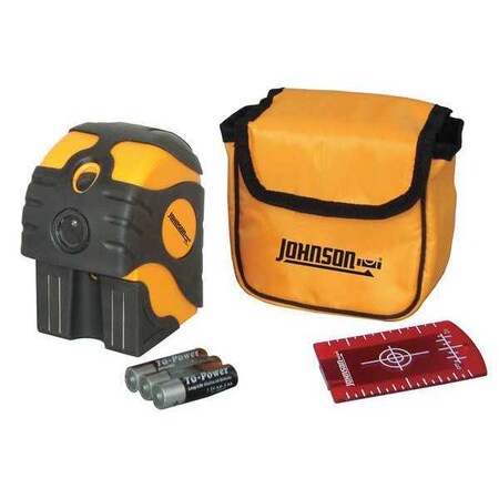 Dot Laser Level Int/Ext Red 100 ft. by USA Johnson Rotary & Straight Line Laser Levels