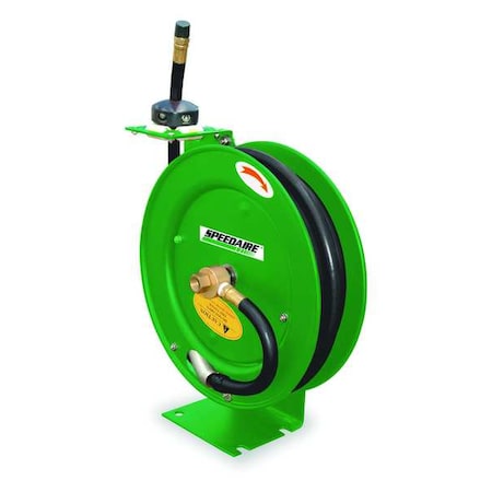 Hose Reel 3/8" ID 35ft 300 psi by USA Speedaire Pneumatic Spring Return Hose Reels