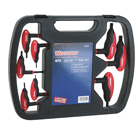 Ball End Hex Key Set Pieces 8 S6 by USA Westward Hex Key Sets