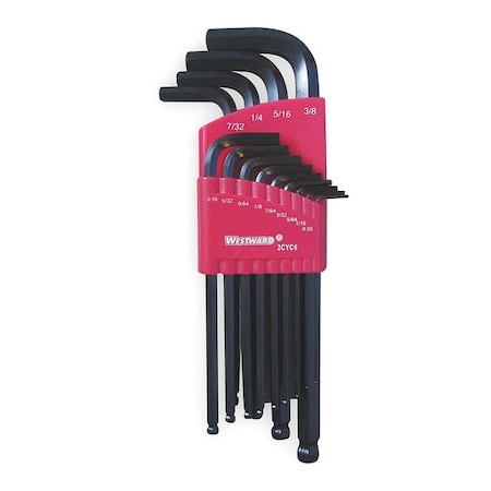Ball End Hex Key Set Pieces 13 S17 Type 2CYC6 by USA Westward Hex Key Sets
