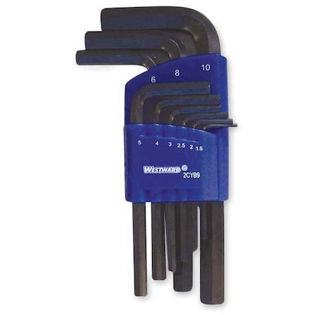 Hex Key Set Pieces 9 M7 Type 2CYB9 by USA Westward Hex Key Sets