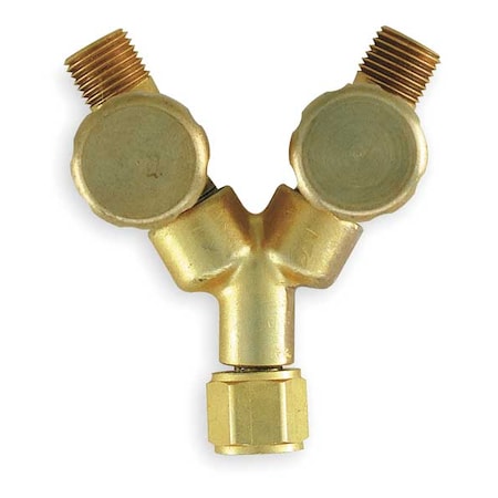 Two Hose Manifold Y Shaped For Fuel by USA Miller Specialty Welding Accessories