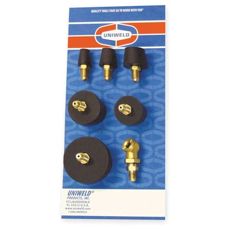Plug Adaptor Kit Use w/ All Lines by USA Uniweld Welding Fuel Cylinders