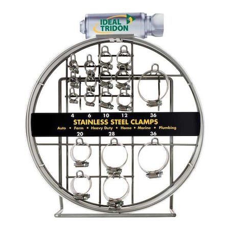 Hose Clamp Assortment Industrial SS by USA Ideal Pneumatic Hose Clamps