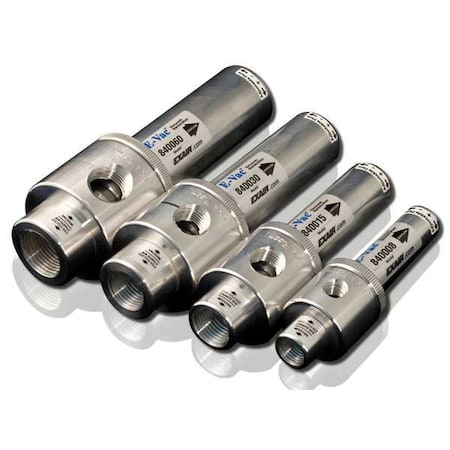 Vacuum Ejector 1039Lpm 3/8 in. (F)NPT by USA Exair Pneumatic Vacuum Ejectors