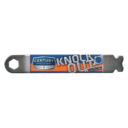 Knockout Wrench Steel 6 1/2in.L by USA Century Drill & Tool Box I Beam & Torpedo Levels