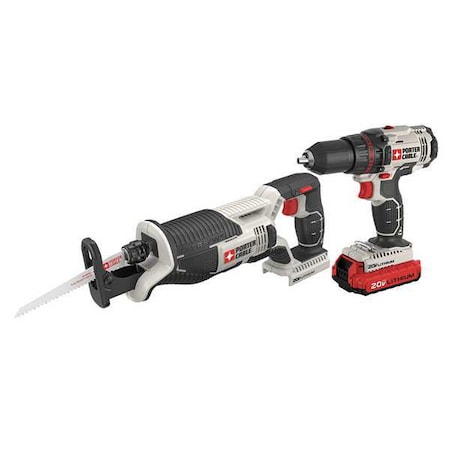 Cordless Combination Kit 20V 1.5A/hr. by USA Porter Cordless Power Tool Combination Kits