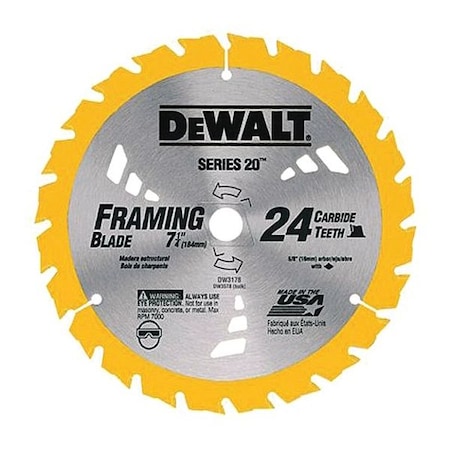 Crclr Saw Blade Crbd 7 1/4In 18Tth PK10 Type DW3591B10 by USA Dewalt Circular Power Saw Blades