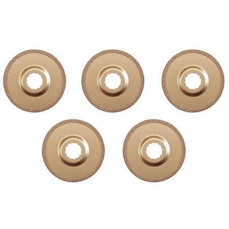 Caulking/Mortar Jnt Removal 3 1/8inD PK5 Type 63502156020 by USA Fein Oscillating Tool Accessories