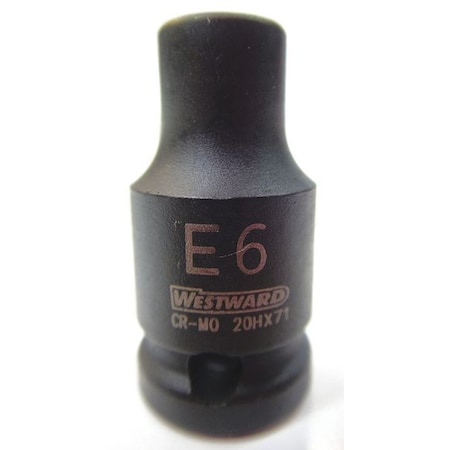 Star E Socket 1/4 In. Dr E6 by USA Westward Sockets