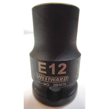 Star E Socket 3/8 In. Dr E12 by USA Westward Socket Wrench Accessories