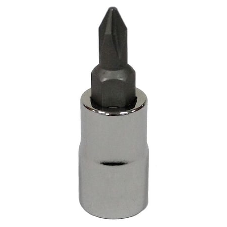 Socket Bit 1/4 in. Dr #1 Phillips by USA Westward Hand Ratchets