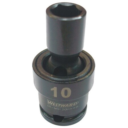 Impact Universal Socket 3/8 In 6 Pt 10mm by USA Westward Socket Wrench Accessories