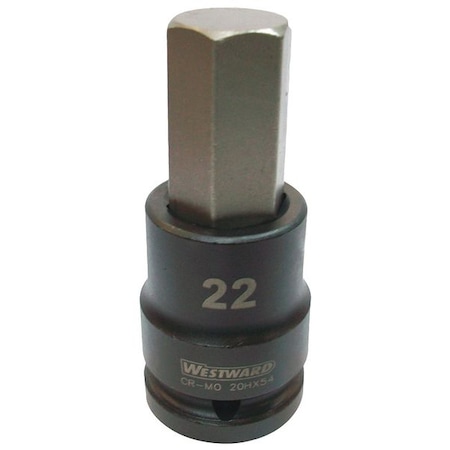 Hex Impact Socket 3/4 In. Dr 22mm by USA Westward Sockets