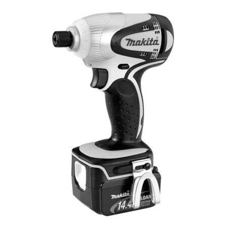 Cordless Impact Driver Kit 14.4V 1/4 In. by USA Makita Cordless Power Impact Tools