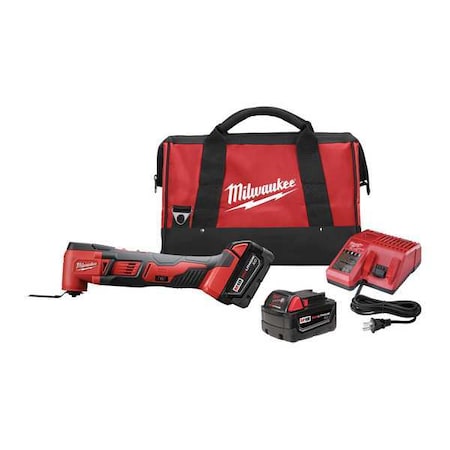 M18 Crdlss Oscillating Tool Kit 18V 3.0A/hr. by USA Milwaukee Cordless Power Oscillating Tools