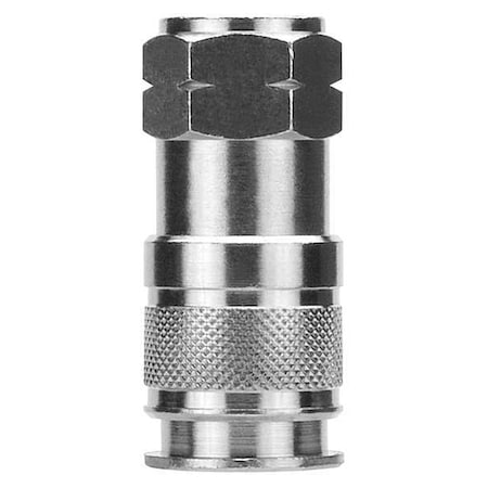 Quick Disconnect Fitting Barb 3/8 Brass by USA Alpha Fittings Pneumatic Hose Quick Connect Fittings
