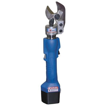 Cordless Cable Cutter Kit 14.4V Li Ion Type ECO 500 by USA Huskie Tools Crimping Tool Dies