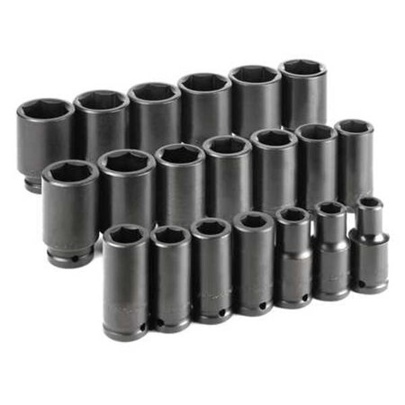 Impact Socket Set 3/4" Drive 20 Pieces by USA SK Socket Sets