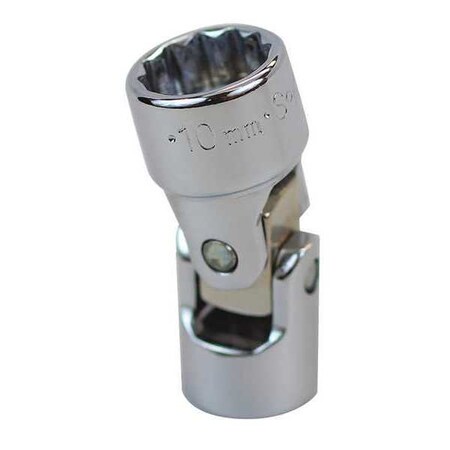 Flex Socket 1/4 in. Dr 10mm 12 Pt. by USA SK Sockets