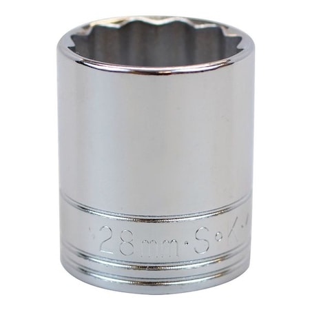 Socket 1/2 in. Dr 28mm 12 Pt. Type 40328 by USA SK Sockets