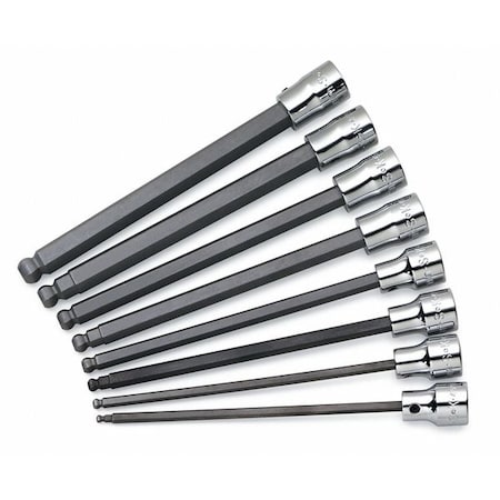 Socket Bit 3/8 in. Dr 3mm Ball Hex Type 45963 by USA SK Sockets