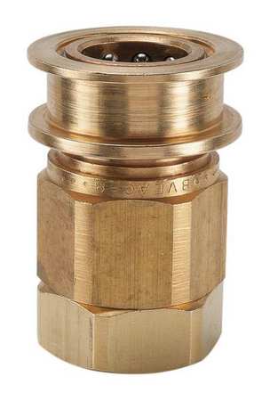 Coupler Body 3/4 14 Body Brass by USA Snap Tite Hydraulic Quick Couplers