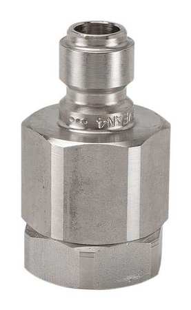Coupler Nipple 1/4 18 Body 316 SS Model SVEAN4 4FV by USA Snap Tite Hydraulic Quick Couplers