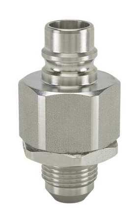 Coupler Nipple 3/4 16 1/2 In. Body Steel Model VHN8 8EM by USA Snap Tite Hydraulic Quick Couplers