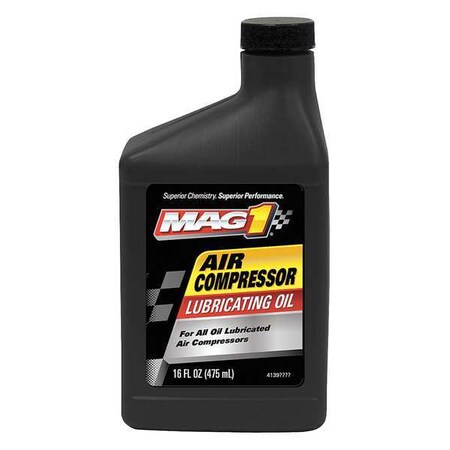 Air Compressor Oil Amber 16 oz. by USA Mag 1 Air Compressor Oil