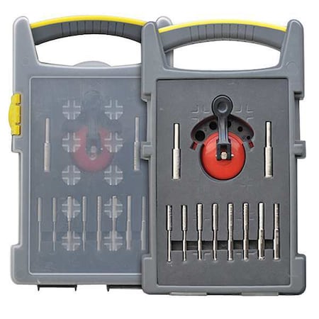 Drill Bit Set Polished 0.314 in. Type HHBSKIT by USA Hydro Handle Coring Bits