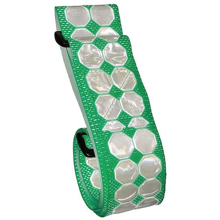 55" Reflective Belt Green 2" W by USA PT Belt Cyalume Tool & Work Belts Aprons & Suspenders