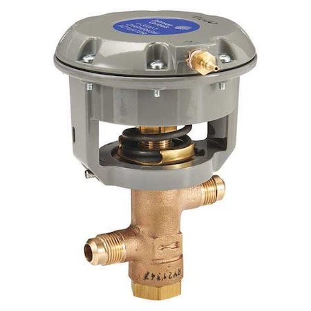 Pneumatic Flare Valve Brass 1/2 in. Model V-3966-1001 by Johnson in US