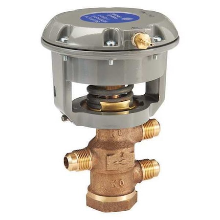 Pneumatic Flare Valve Brass 1/2 in. Model V-4332-1004 by Johnson in US